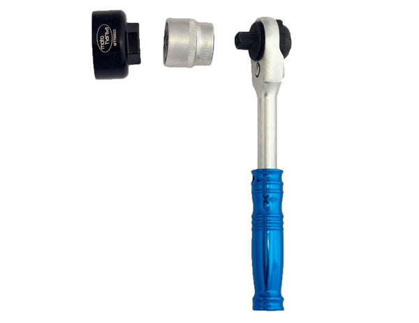 Motorcycle Tool Kit: 34mm Super Socket Ratchet