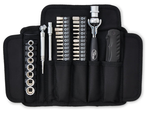 Motorcycle Tool Kit, for BMW, KTM, Enduro in Black, open