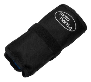 Motorcycle tool kit, pro compact, black, rolled up